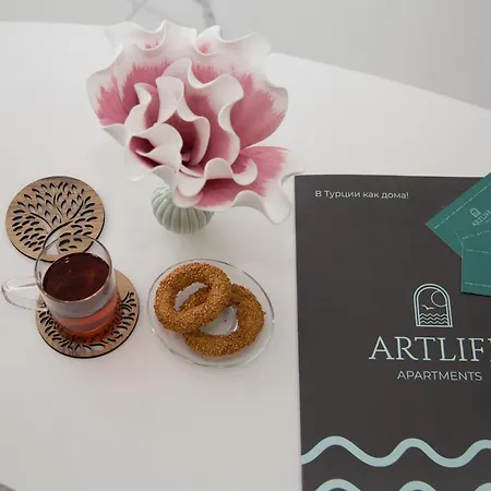 Apartman Art Life Flora в спальне нет окна Alanya